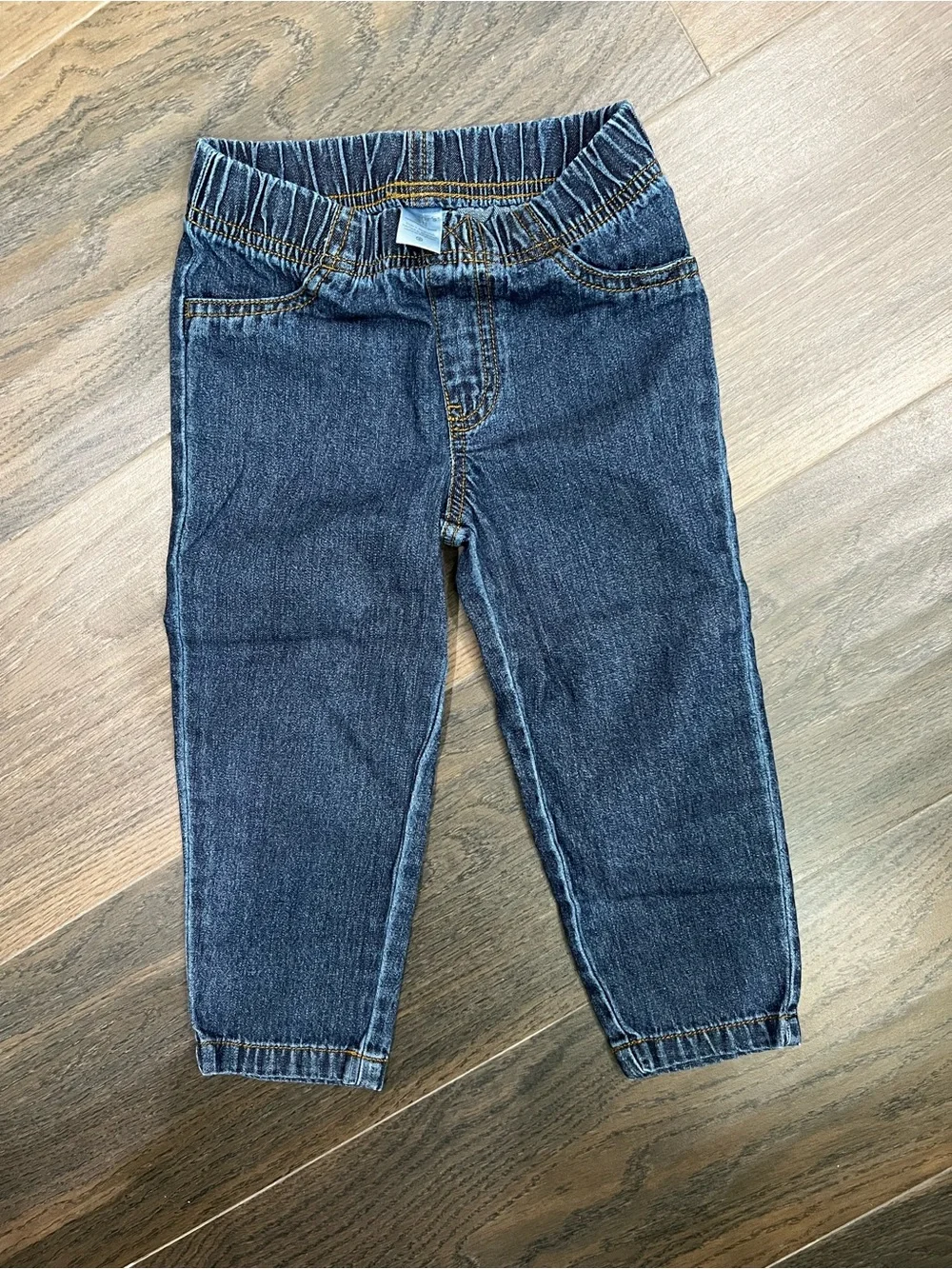 Boys 3T Plaid Button-Up Shirt & Jeans Outfit Set